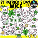 St Patrick's Day Mice Clip Art Set {Educlips Clipart}
