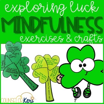 Preview of St. Patrick's Day Mindfulness Activity and St. Patrick's Day Craft Digital