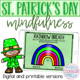 St. Patrick's Day Mindfulness, Digital & Printable Activities