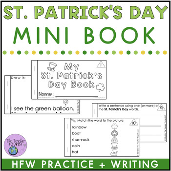 Preview of St. Patrick's Day Mini Book