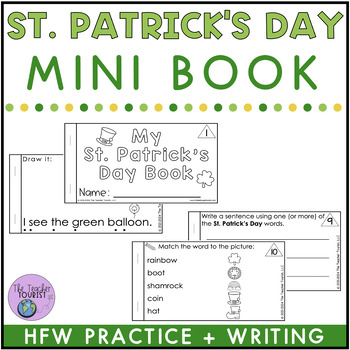 Preview of St. Patrick's Day Mini Book | Reading and Writing Activity