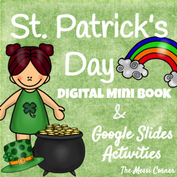 Preview of St Patrick's Day Mini Book & Activities - Google Slides - Distance Learning