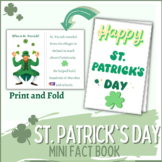 St. Patrick's Day Mini Book Facts Traditions Shamrocks Lep