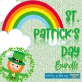 St. Patrick's Day Mini Bundle Grammar Task Cards and Word Search