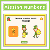 St. Patrick's Day -  Missing Numbers (1-10)