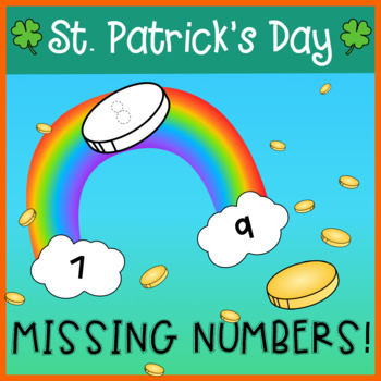 Preview of St. Patrick's Day Missing Numbers! | St. Patrick's Day Math Activity