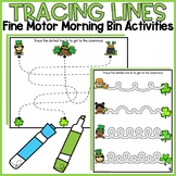 St. Patrick's Day Morning Bin | Fine Motor Tracing Lines |