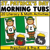 St. Patrick's Day Morning Tubs for Preschool - March Morni