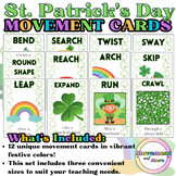 St. Patrick's Day Movement Cards - Activity for Dance, PE,