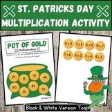 St. Patrick's Day Multiplication 1-12 "Pot of Gold" Activi