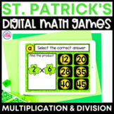 St. Patrick's Day Multiplication and Division Game