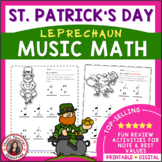 St. Patrick's Day Music Activities - Music Math Worksheets