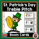 St Patrick's Day Music Activities - Name the Treble Pitch 