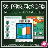 St. Patrick's Day Music Worksheets and Activities