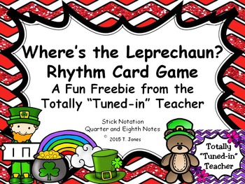 Preview of St. Patrick's Day Music Games Free: Where is the Leprechaun Freebie {ta ti-ti}