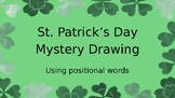 St. Patrick's Day Mystery Drawing using Positional Words