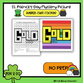 St. Patrick's Day Mystery Picture- Hundreds Chart- Coloring Page