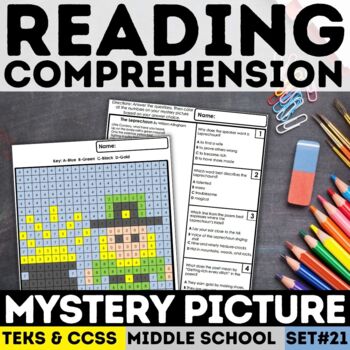 Preview of St. Patrick's Day Mystery Picture | Reading Comprehension | Print & Digital