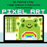 St. Patrick's Day Mystery Pixel Art Google Sheet 3 Digit A