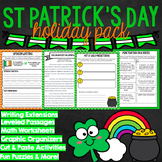 St. Patrick's Day NO PREP Holiday Pack