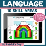 St. Patrick's Day NO PREP Language Activities with Multipl