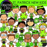 St. Patrick's Day New Kids Clipart (St. Patrick's Day Clipart)