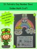 St. Patrick's Day Number Bond Golden Math Craft