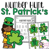 St. Patrick's Day Number Hunt 1-20 Write the Room Worksheets