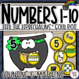 St Patrick's Day Number Matching Activity for 1 -10 - Feed