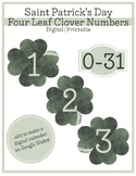 St. Patrick's Day Numbers 0-31 | Bulletin Board | Games | 