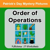 St Patrick's Day: Order Of Operations - Color-By-Number Ma