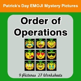 St Patrick's Day: Order Of Operations - Color-By-Number Ma