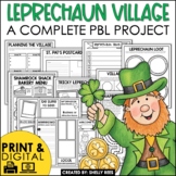 St. Patrick's Day PBL | Leprechaun Writing Prompt and Math