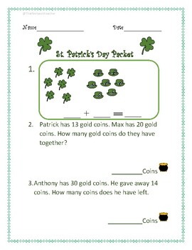 Preview of St. Patrick's Day Packet
