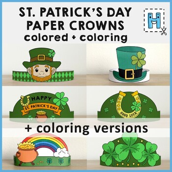 Free Printable St. Patrick's Day Hat - Pjs and Paint