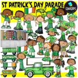 St Patrick's Day Parade Clip Art Set {Educlips Clipart}