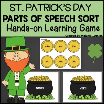 Preview of St. Patrick's Day Parts of Speech Activity