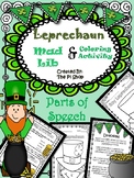 St. Patrick's Day Parts of Speech {NO PREP}{Mad Lib Colori