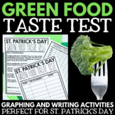 St. Patrick's Day Math - Green Food Taste Test Graphing - 