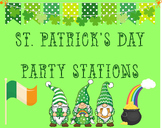 St. Patrick's Day Party Stations