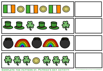 Preview of St. Patrick’s Day Pattern Activity