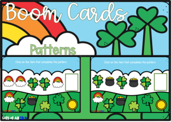 Preview of St. Patrick's Day Patterns Deck | BOOM™ Cards