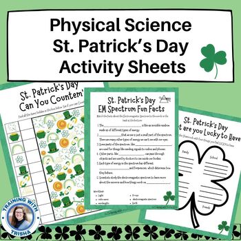 Preview of St Patrick's Day - Physical Science Activity Packet