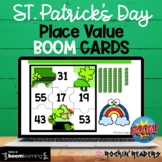 St. Patrick's Day Place Value BOOM Cards Distance Learning