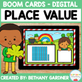 St. Patrick's Day Place Value - Boom Cards - Distance Lear