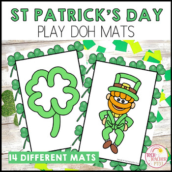 Preview of St Patrick's Day Play Doh Mats