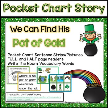 Preview of St. Patrick's Day Pocket Chart Story