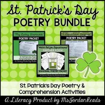 Preview of St. Patrick's Day Poetry + Activity Bundle