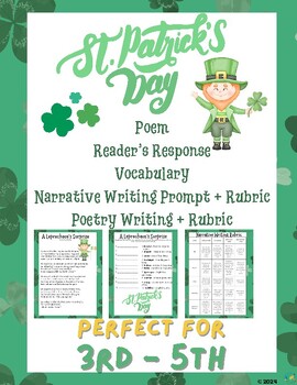 Preview of St. Patrick's Day Poetry and ELA Activity Packet