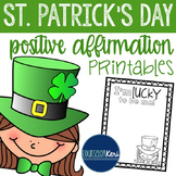 St. Patrick's Day Positive Affirmation Printables - Elemen